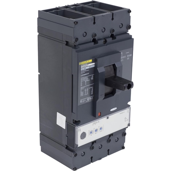 Square D Molded Case Circuit Breaker, LJF Series, 400A, 3 Pole, 600V AC, 100kA at 240V AC - LJF36400U31X