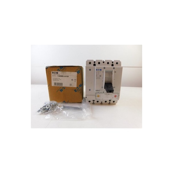 Eaton Molded Case Breakers MCCBs NZMB2 4P 125A 600V 50/60Hz 3Ph Rocker Lever - NZMB2-4-A125