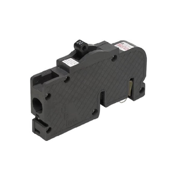 Connecticut Electric Circuit Breaker, UBIZ Thick Series, 15A, 1 Pole, 120V AC, 10kA - UBIZ15-B