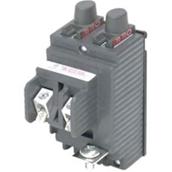 Connecticut Electric Circuit Breaker, UBIP Series, 20A, 2x1 Pole, 120V AC, 10kA - 6797039