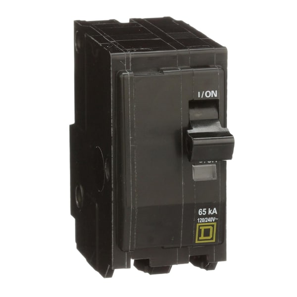 Square D Mini circuit breaker, QO, 30A, 2 pole, 120/240VAC, 65kA, plug in - QH230