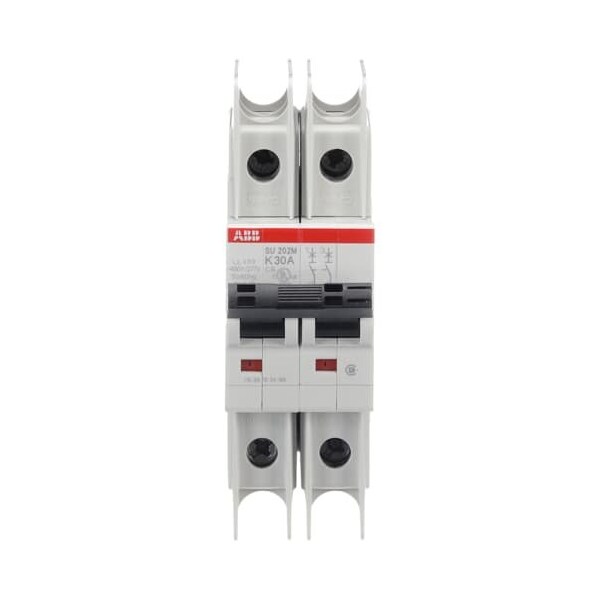 Abb Circuit Breaker, SU202 Series, 30A, 2 Pole, 400V AC, 10kA, K Curve - SU202M-K30