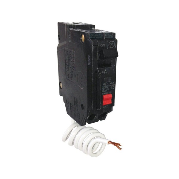 Ge Circuit Breaker, THQL Series, 30A, 1 Pole, 120/240V AC, 10kA at 120/240V AC - THQL1130GFTP