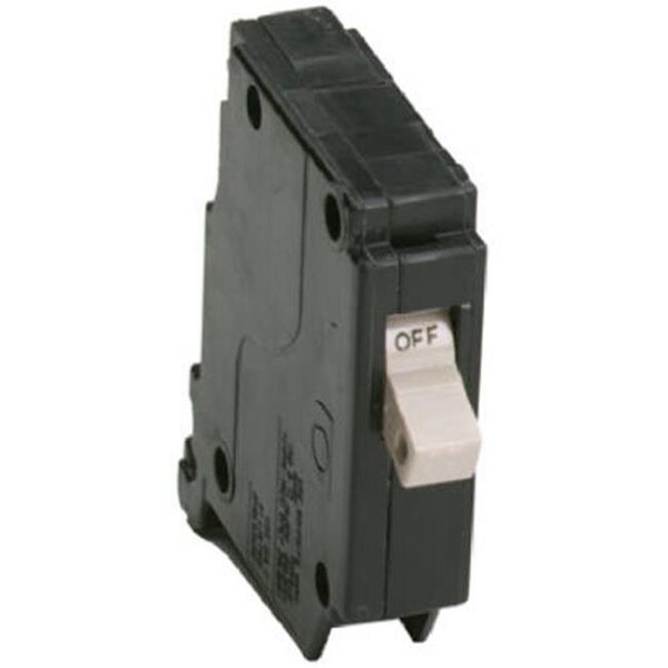 Eaton Circuit Breaker, CHF Series, 15A, 1 Pole, 120/240V AC, 10kA - 399645