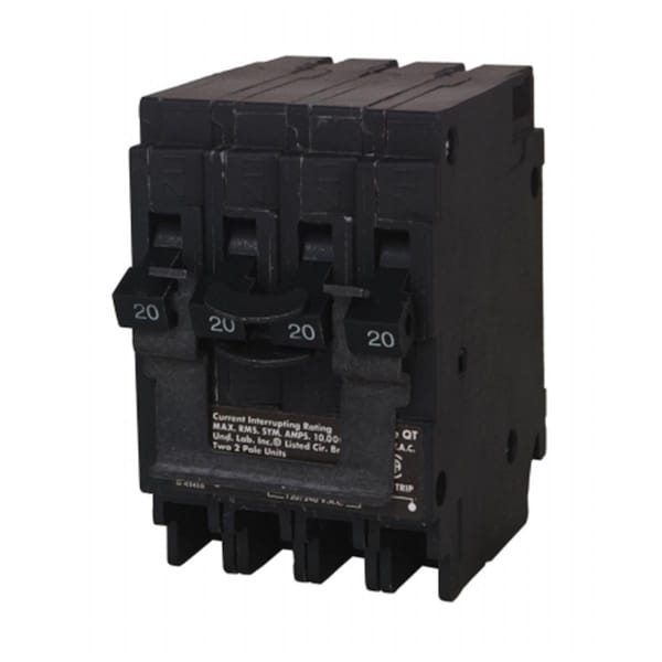 Dendesigns Q22020CT2 Two 20-Amp Double Pole Circuit Breaker - DE774157