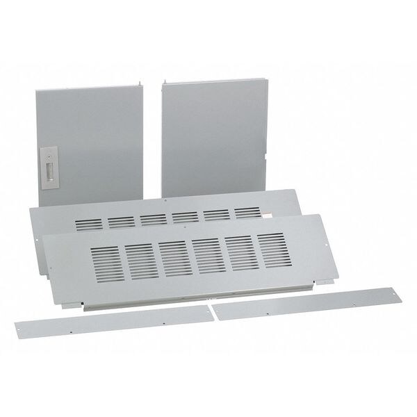 Square D Trim front, I-Line Panelboard, HCP, surface mount, 4 pcs, w/door, 42in W x 50in H - HCW50TSD
