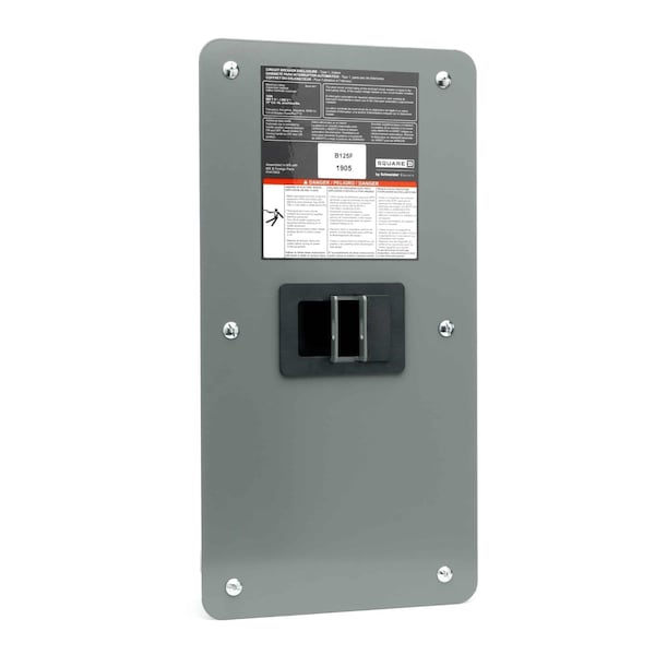 Square D Circuit Breaker Enclosure, Square D BDL, BGL, BJL and BKL Circuit Breakers Use With, 125A, 3 Spaces - B125F