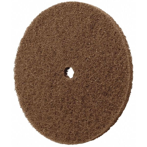 Disco de Fibra Scotch-Brite, 4" de diámetro, 1/4" de agujero de montaje - 7100141915