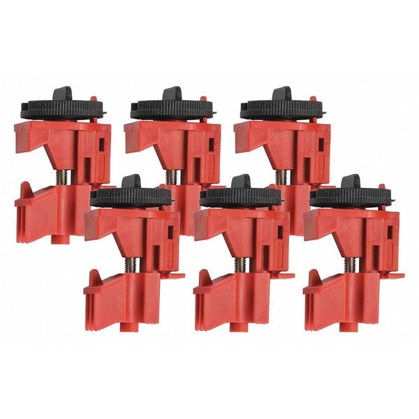 Brady Multi-Pole Breaker Lockout, Circuit Breaker with Standard Nylon Cable Ties, 120/277V AC, 2, 3 Poles - 148695