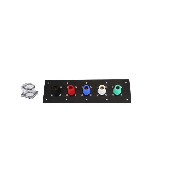 Power Assemblies Female Cam Panel 400A 120/208V 3-Phase 90 Degree w/ Clear Snap Backs, Double Set Screw - PNL-04AL9DFCS-4