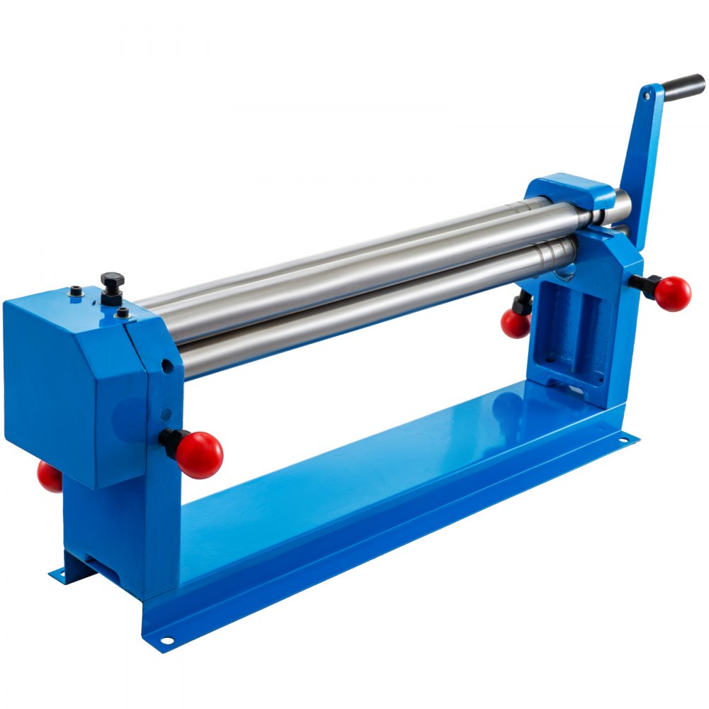 VEVOR 24 in. Slip Roll Roller Metal Plate Bending Round Machine, Slip Roll Machine Up to 16 Gauge Steel, Sheet Metal Roller, Slip Rolling Bending Machine with Two Removable Rollers - WQJ610GBWQJ000001V0