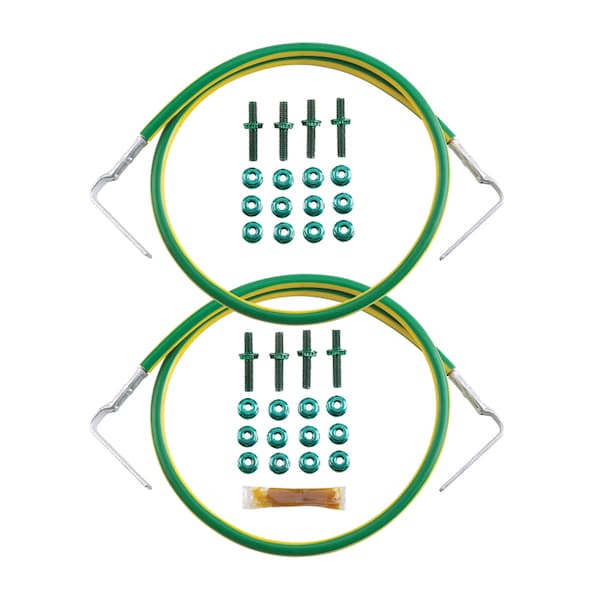 Panduit Jumper Kits, Front to Back Rail, Two #6 AWG (16mm²) Jum, CGJ630UB - CGJ630UB