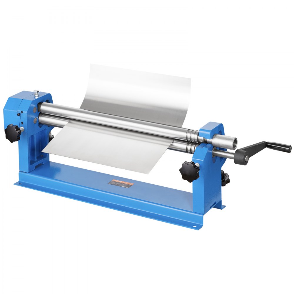 VEVOR Slip Roll Machine, 24 inches Forming Width in 16 Gauge Capacity, Sheet Metal Slip Roller Rolling Bending Machine, with 2 Detachable Rollers for Low Carbon Steel Copper Sheet Aluminum Alloy Sheet - JBJ24YC20GA3RVAE7V0