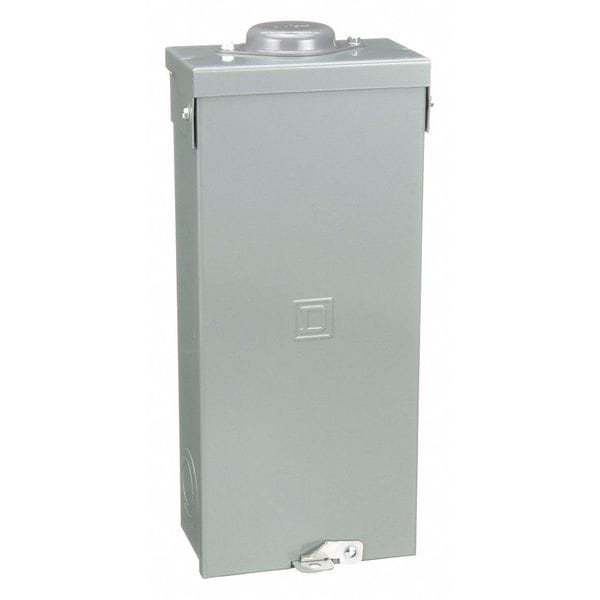 Square D Circuit Breaker Enclosure, QO, 2 Spaces, 125A, Main Lug, 1 Phase - QO2125BNRB