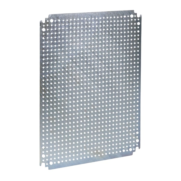 Schneider Electric Microperforated mounting plate H500xW500 w/holes diam 3, 6mm on 12, 5mm pitch - NSYMF55