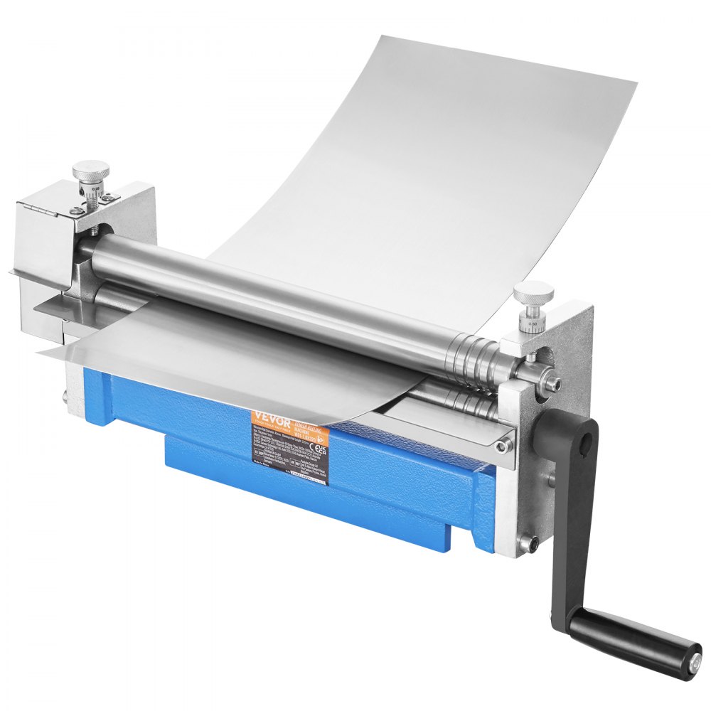 VEVOR Slip Roll Machine, 12.6 inches Forming Width in 20 Gauge Capacity, Sheet Metal Slip Roller Rolling Bending Machine, with 2 Detachable Rollers for Low Carbon Steel Copper Aluminum Alloy Sheet - JBJ12YC20GA3E7DNXV0