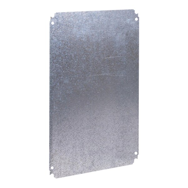 Schneider Electric Plain mounting plate H800xW600mm made of galvanised sheet steel - NSYMM86
