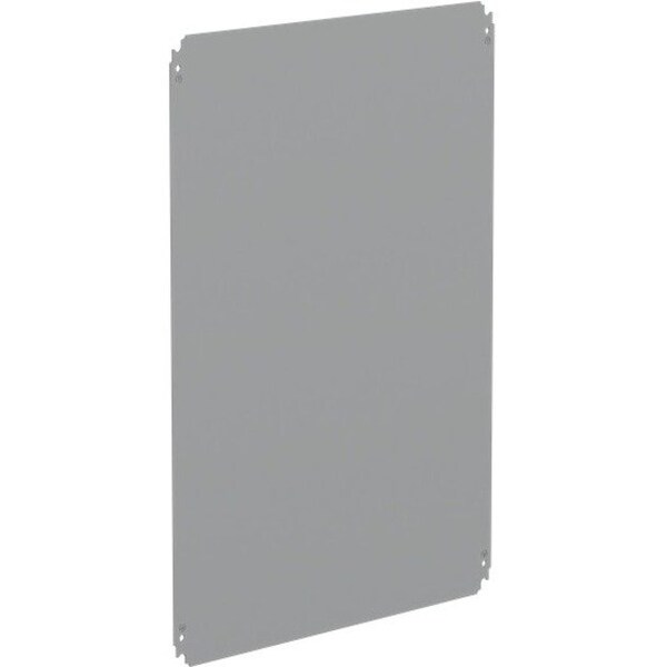 Schneider Electric Plain mounting plate H800xW600mm made of galvanised sheet steel - NSYMM86