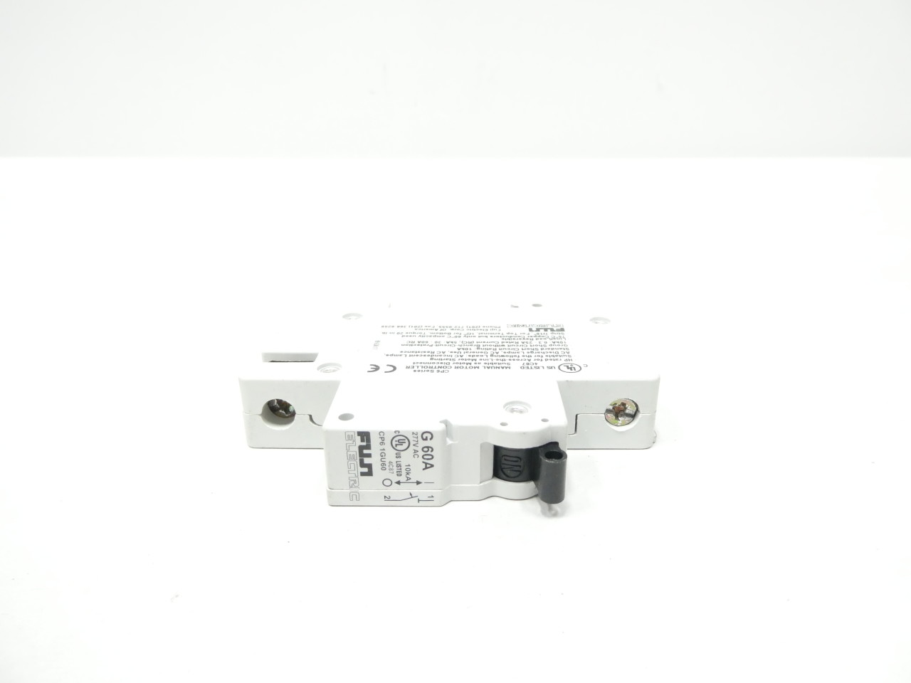 FUJI ELECTRIC CP6 1GU60 1P 60A AMP 277V-AC MINIATURE CIRCUIT BREAKER