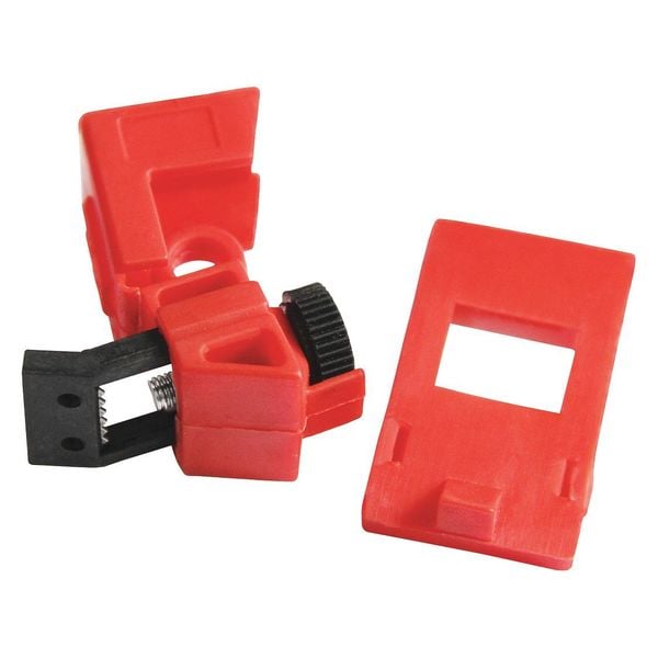 Zoro Select Single Pole Breaker Lockout, Breakers 9/16 in W X 3/8 in L, 120/277V AC, 1 Poles - 45MZ68