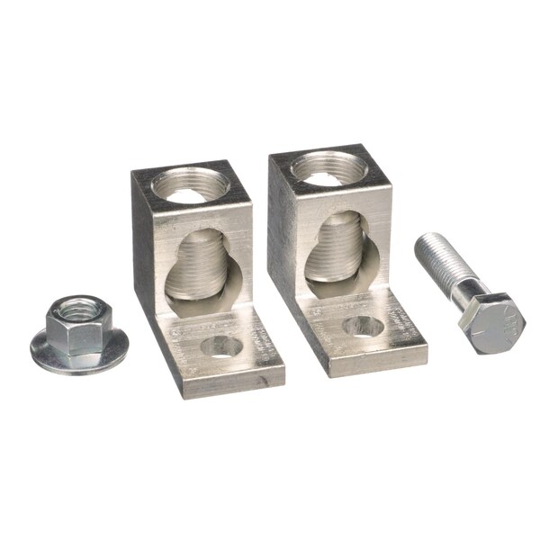 Square D Circuit breaker accessory, PowerPacT R, lug kit, mechanical, 2500A, 1/0 AWG to 750kcmil, unit mount, Al, qty 2 - AL2500RK