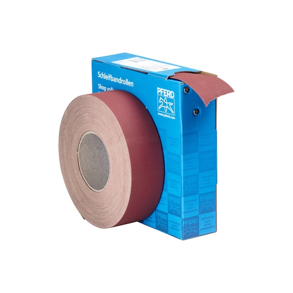 Pferd 2" Rollo de Tienda - Resina/Resina de Alta Resistencia - Rollo de 50 Yardas - Óxido de Aluminio - 320 Granos - 47225
