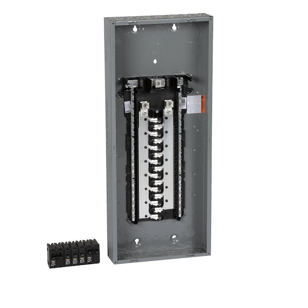 Square D Load Center, HOM, 30 Spaces, 225A, 120/240V AC, PoN Convertible Main Lug, 1 Phase - HOM3060L225PGCVP