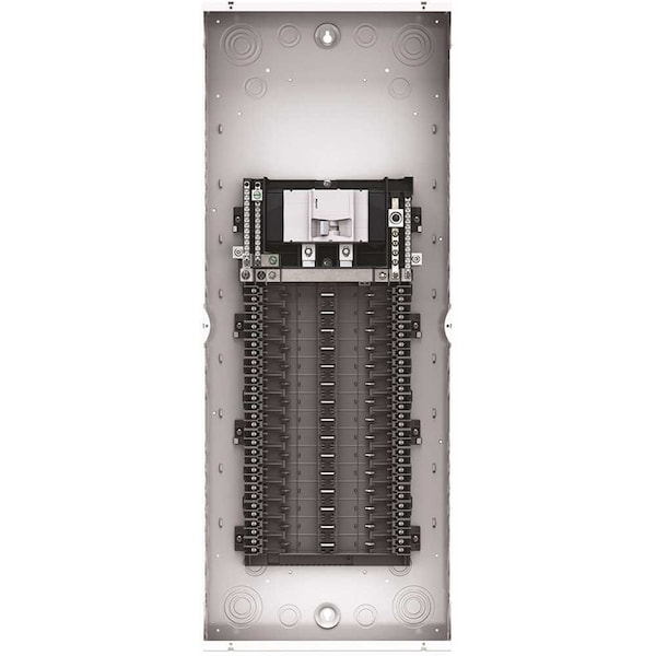 Leviton Load Center, LP, 20 Spaces, 100A, 120/240V AC, Main Circuit Breaker, 1 Phase - 11B-LP210-MBR
