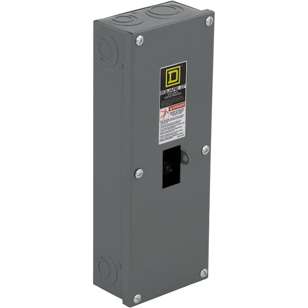 Square D Circuit Breaker Enclosure, QO, 2 Spaces, 125A, 1 Phase - QO2125BNS