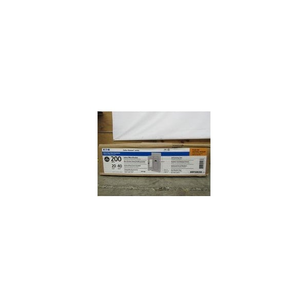Eaton Loadcenters and Panelboards BR 1P 200A 240V 50/60Hz 1Ph 3Wire 40Cir 20Sp NEMA 1 - BRP20B200