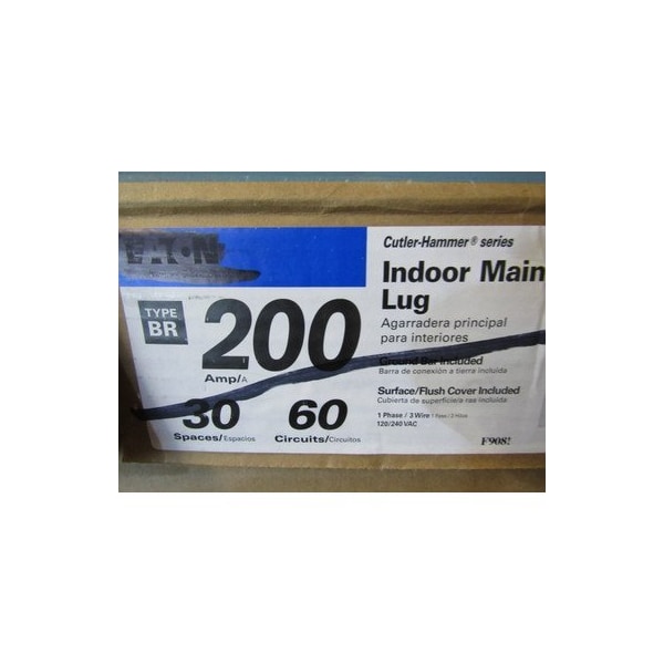 Eaton Loadcenters and Panelboards BR 1P 200A 240V - BRP30L200G