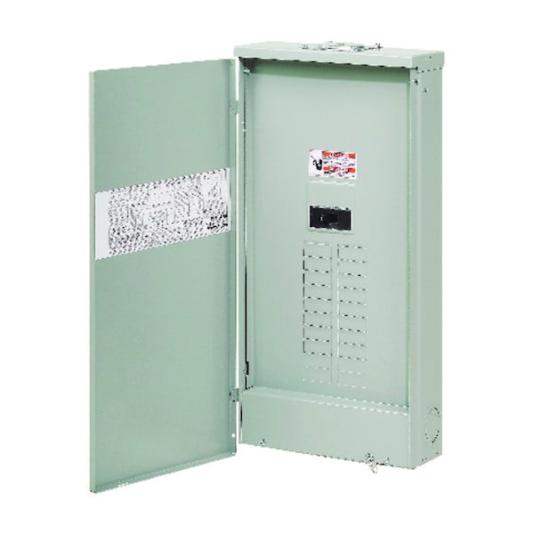 Eaton Load Center, BRP, 20 Spaces, 200A, 120/240V AC, Main Circuit Breaker, 1 Phase - BRP20B200R
