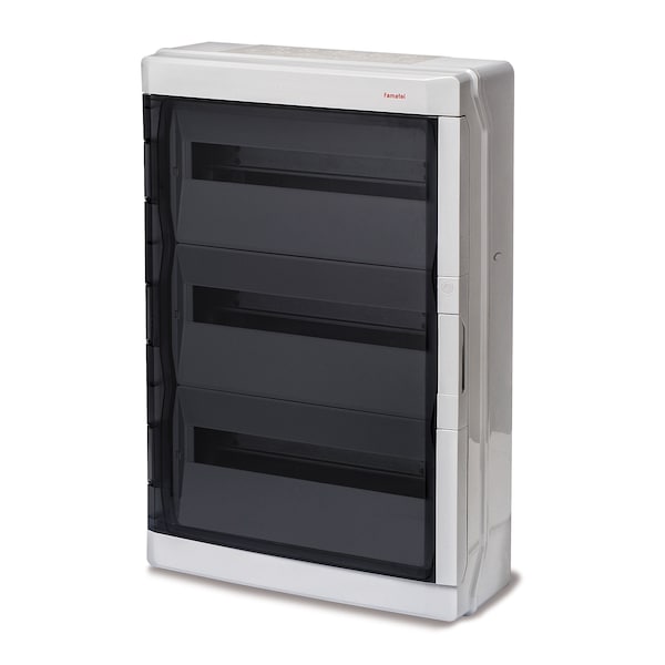 Famatel IP65 DIN Rail Circuit Breaker Enclosure Module and Outdoor Use - 39054