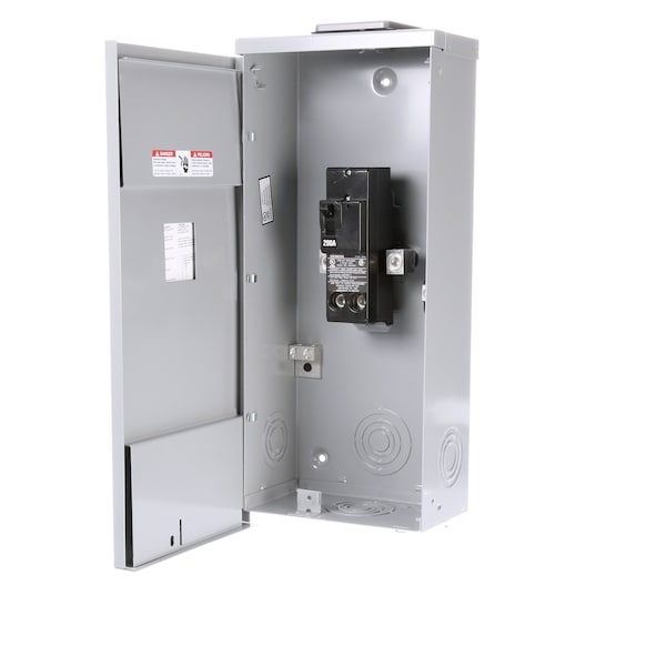 Siemens Circuit Breaker Enclosure, W0, 200A, 120/240V AC, Main Circuit Breaker, 1 Phase - W0202MB1200CU