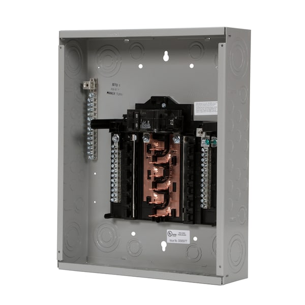 Siemens Combination Circuit Breaker Panel, PN, 12 Spaces, 100A, 120/240V AC, Main Circuit Breaker, 1 Phase - PN1224B1100C