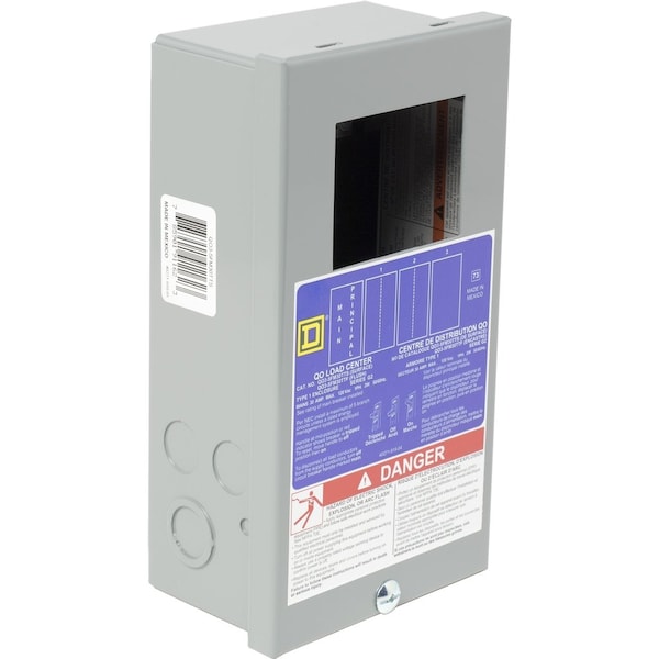 Square D Load Center, QO, 3 Spaces, 30A, 120V, Main Circuit Breaker, 1 Phase - QO35FM30TTS