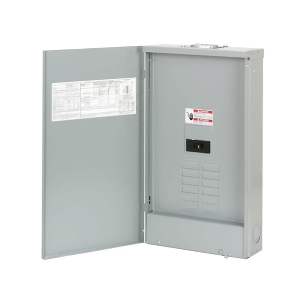 Eaton Load Center, BRP, 10 Spaces, 100A, 120/240V AC, Main Circuit Breaker, 1 Phase, 100 PK - BRP10B100RF