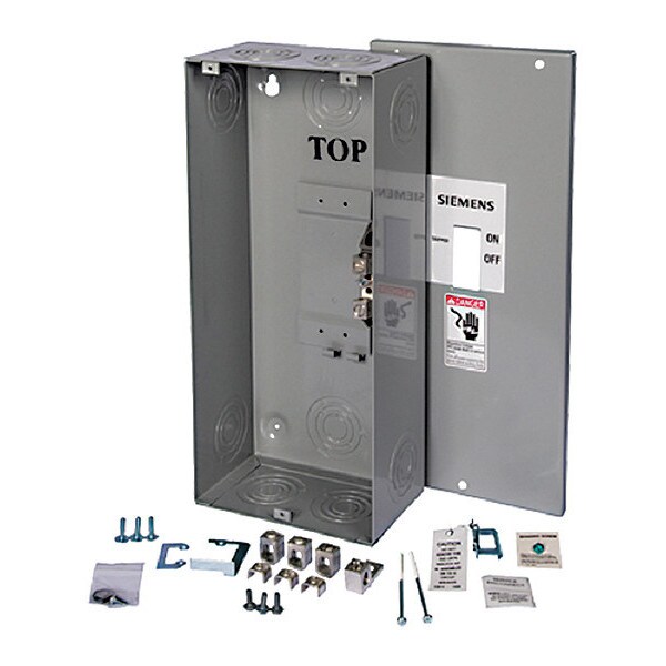Siemens Circuit Breaker Enclosure, F6N, 3 Spaces, 250A, Main Circuit Breaker - F6N1F