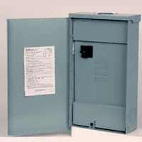 Siemens Panelboard, W0, 2 Spaces, 100A, 120/240V AC, Main Circuit Breaker, 1 Phase - W0204MB1100