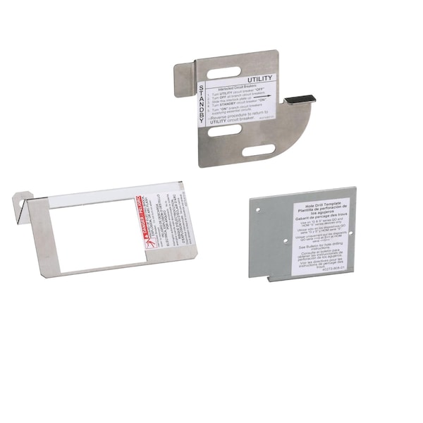 Square D Load center accessory, Homeline, interlock kit, generator circuit breaker, high amp, indoor, clam packaging - HOMCGK2C