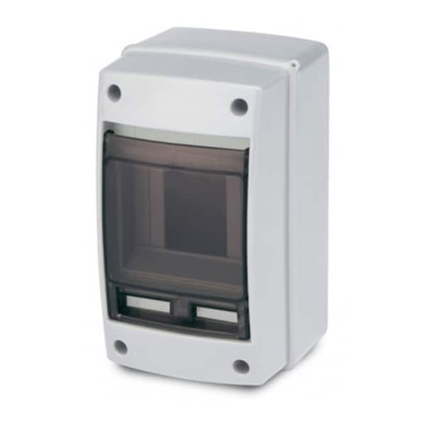 Famatel IP65 DIN Rail Circuit Breaker Enclosure Module and Outdoor Use - 3902-TTB