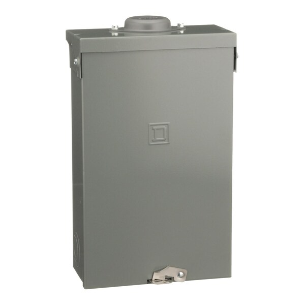 Square D Load Center, QO, 4 Spaces, 125A, 120/240V AC, Main Lug, 1 Phase - QO148L125GRB