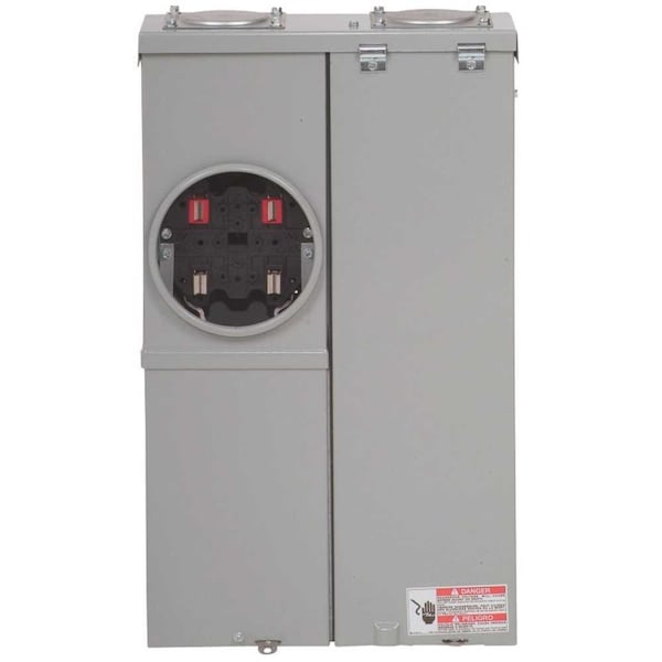 Eaton Circuit Breaker Enclosure, MBE, 2 Spaces, 125A, 120/240V AC, Main Lug, 1 Phase - MBE24L125BTS