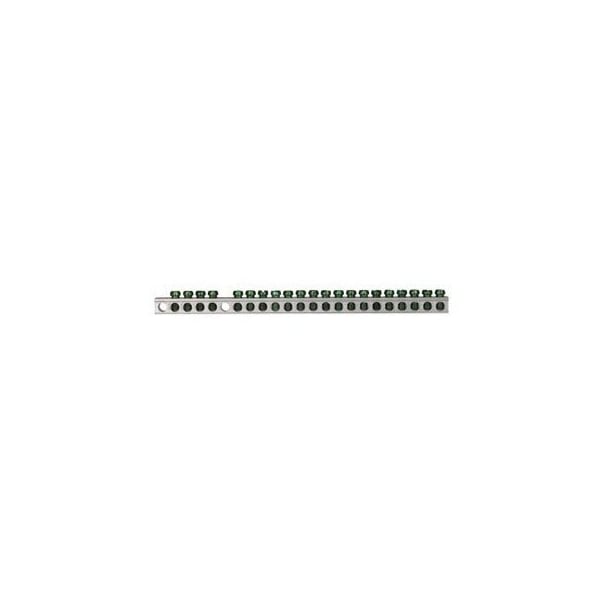 Eaton Cutler-Hammer 1-3/4in Mounting Hole, 21-Terminal, Ground Bar Kit with Clamshell Pack for CH and BR Load Center - GBK21CS