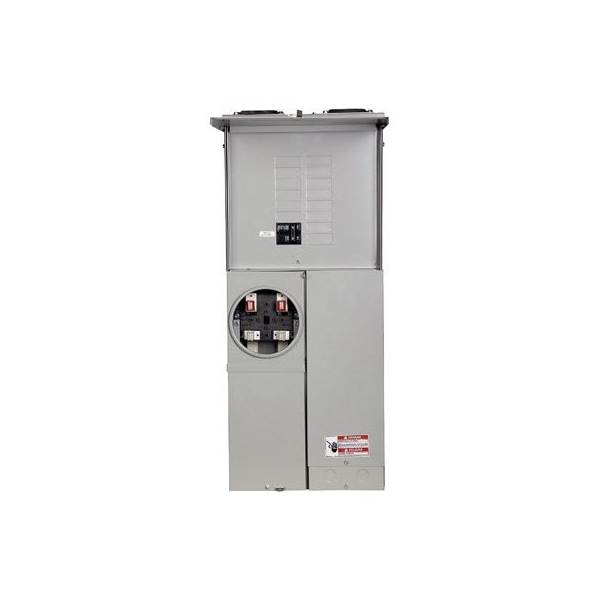 Eaton Meter Main, MBE, 14 Spaces, 100A, 120/240V AC, Main Circuit Breaker, 1 Phase - MBE1428B100BS