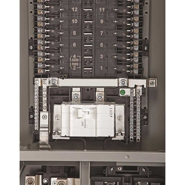 Leviton Load Center, LP, 40 Spaces, 200A, 120/240V AC, Main Circuit Breaker, 1 Phase - 03S-LP420-0SR