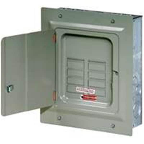 Eaton Cutler-Hammer Load Center, 6 Spaces, 125A, 120/240V AC, Main Lug, 1 Phase - 6800346