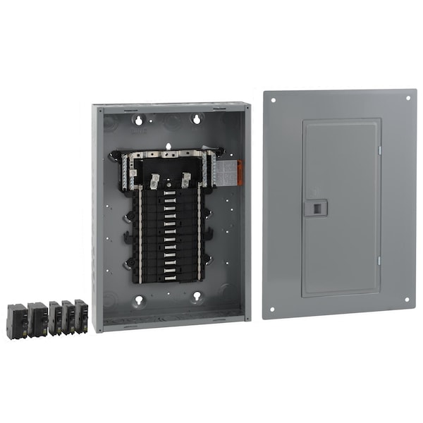 Square D Load Center, QO, 24 Spaces, 125A, PoN Convertible Main Lug, 1 Phase - QO124L125PGCVP