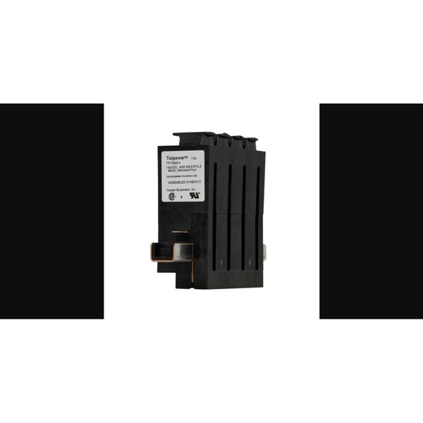 Eaton Bussmann Fused Pullout Disconnect, 39 to 50A Amp Range, 80V DC/145V DC Volt Rating, 4 Poles - TP15900-4