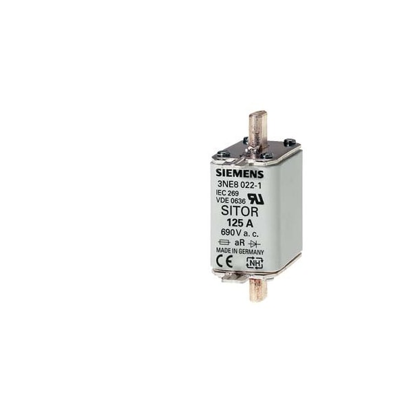 Siemens SITOR FUSE LINKS 63A, AC 690V - 3NE8018-1